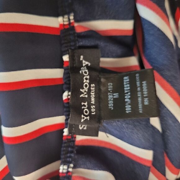 See you Monday striped romper - Picture 5 of 5